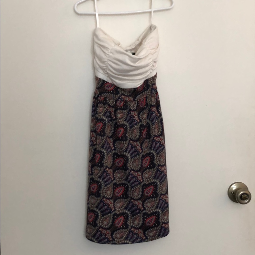 Summer strapless dress